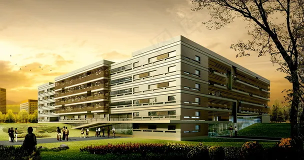 图书馆效果图图片