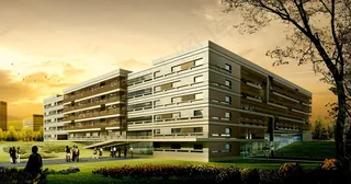 图书馆效果图图片