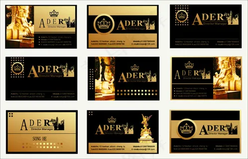 欧式经典酒店名片