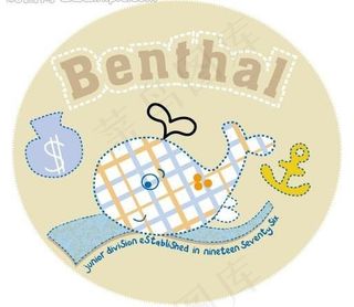 卡通鱼矢量素材图片