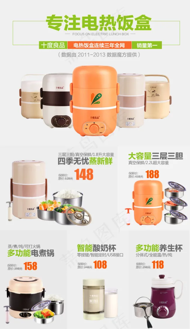 淘宝电器关联模板psd模版下载