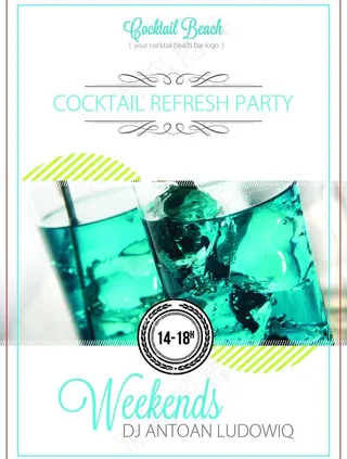 夏天冷饮海报图片