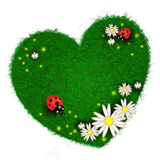 绿色环保元素设计矢量图 AI