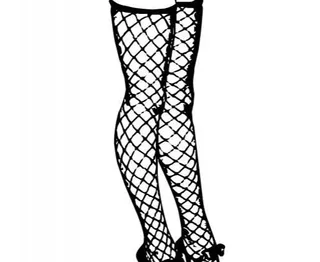 渔网袜的矢量图形