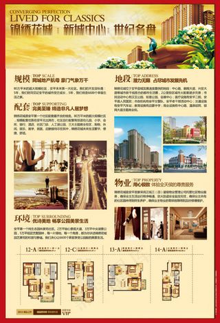 锦绣花城地产海报免费下载