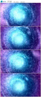 魔幻星空粒子视频素材