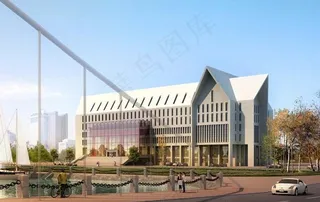 商业中心写字楼建筑图片