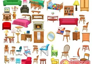多款家具矢量素材