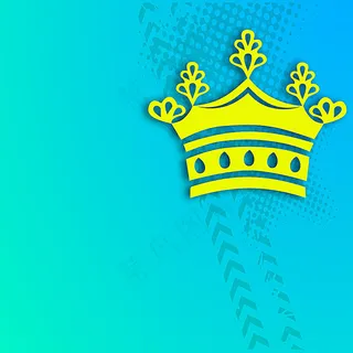 矢量皇冠和半调背景 矢量皇冠和半调背景