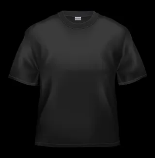 空白黑色T-shirt图片素材