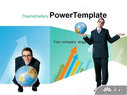 商务职业经理人PPT模板