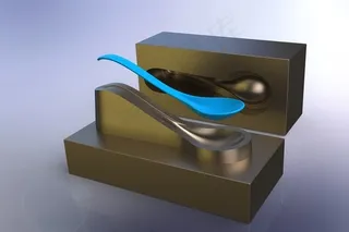 型芯和型腔的汤匙