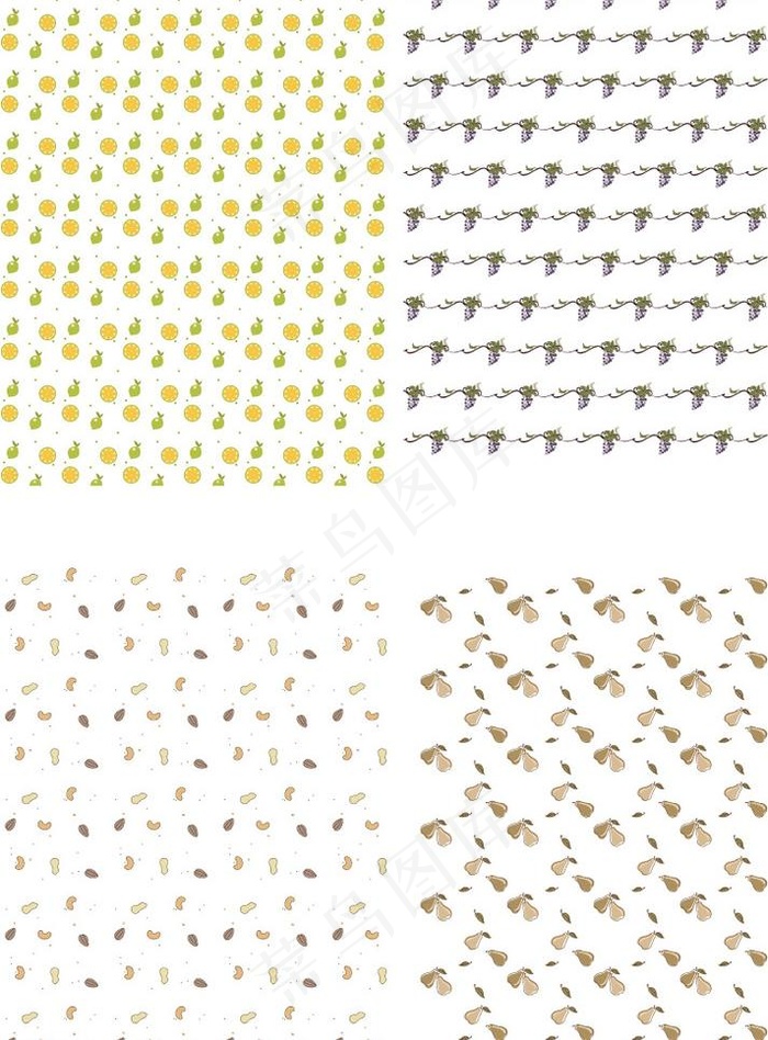 北欧瑞典简约水果果实时尚底纹图片
