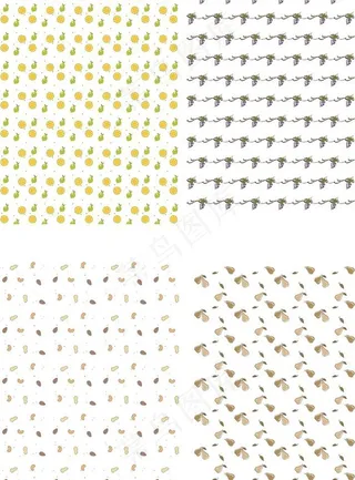 北欧瑞典简约水果果实时尚底纹图片