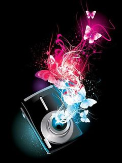 炫光相机矢量素材图片