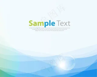 海蓝波浪背景图