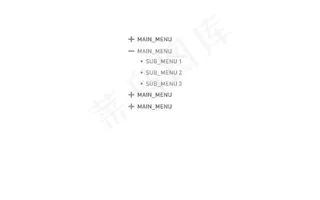 一个简单的树型导航菜单图片