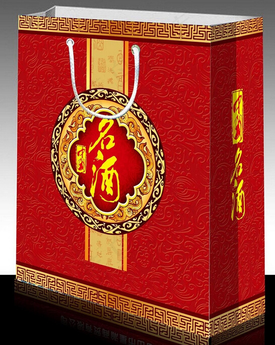 中国名酒高档手提袋(4961X3957(DPI:300))psd模版下载