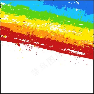 垃圾五彩缤纷的彩虹的背景