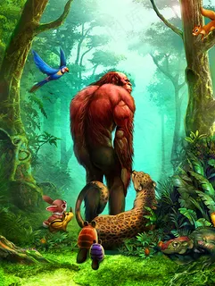 油画动物图片 油画动物图片
