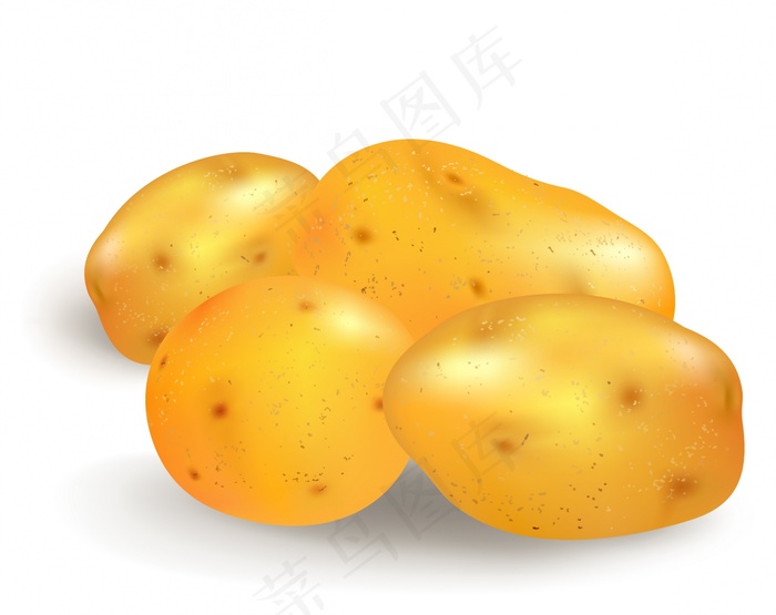 四个土豆ai矢量模版下载