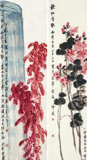 花卉国画图片