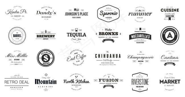 复古精美LOGO設計