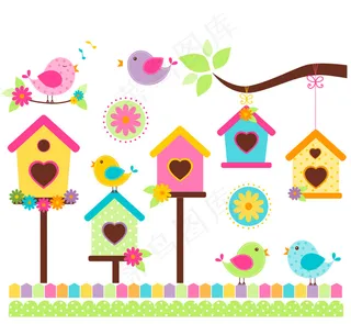 在五颜六色的风格