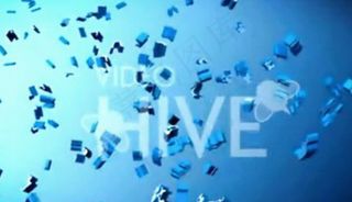 LOGO演绎文字碎片炸开和组合效果