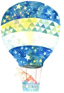 热气球地球仪看书上学书籍PPT素材...