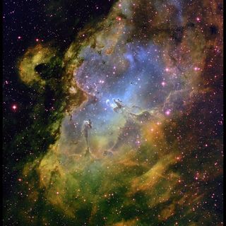 炫彩唯美星空图片