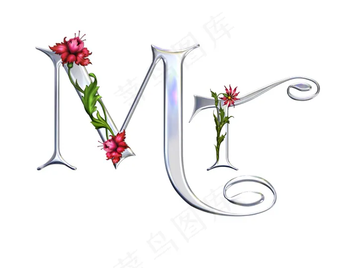 MT字母psd模版下载