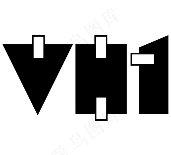 VH1 logo设计欣赏 VH1卫...ai矢量模版下载