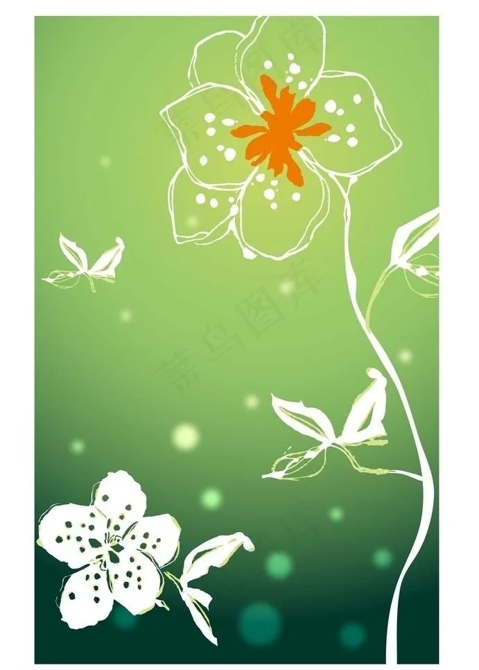 唯美淡雅背景图片ai矢量模版下载