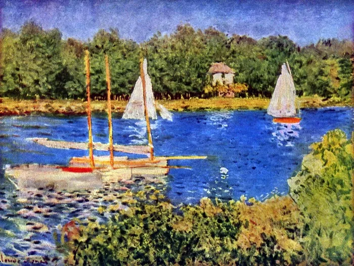 高清风景油画无框画