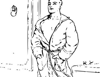 男人穿长袍的剪辑艺术概述