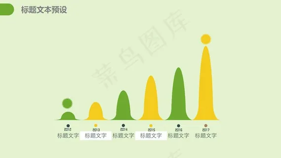 清新文艺计划总结PPT模板
