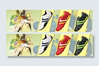 足球鞋海报图片