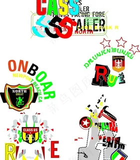 创意英文字图片