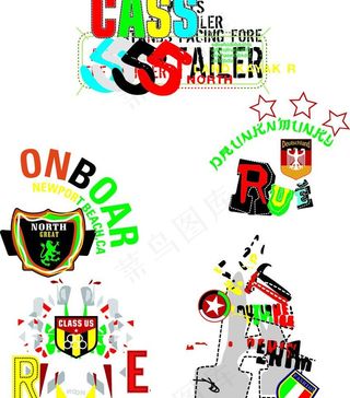 创意英文字图片