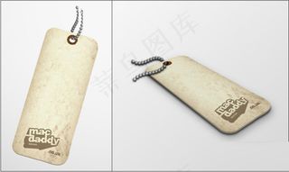 复古吊牌