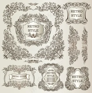 经典的欧洲模式05矢量