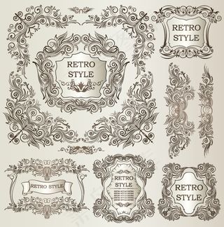 经典的欧洲模式05矢量