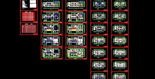 23层办公楼*空调设计施工图