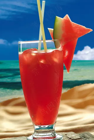 西瓜冷饮图片