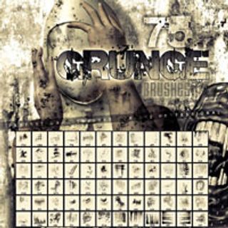 高清晰腐蚀系列PS笔刷