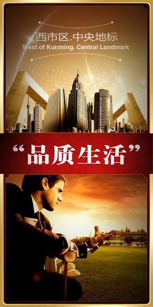 钦江丽景 道旗3 房地产画册 房地...