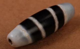 西藏老线珠 老天珠图片