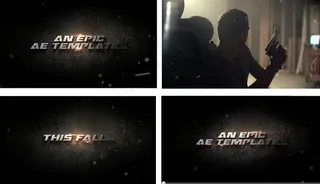 微电影预告AE片头模板