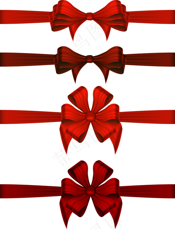 花边装饰的蝴蝶结